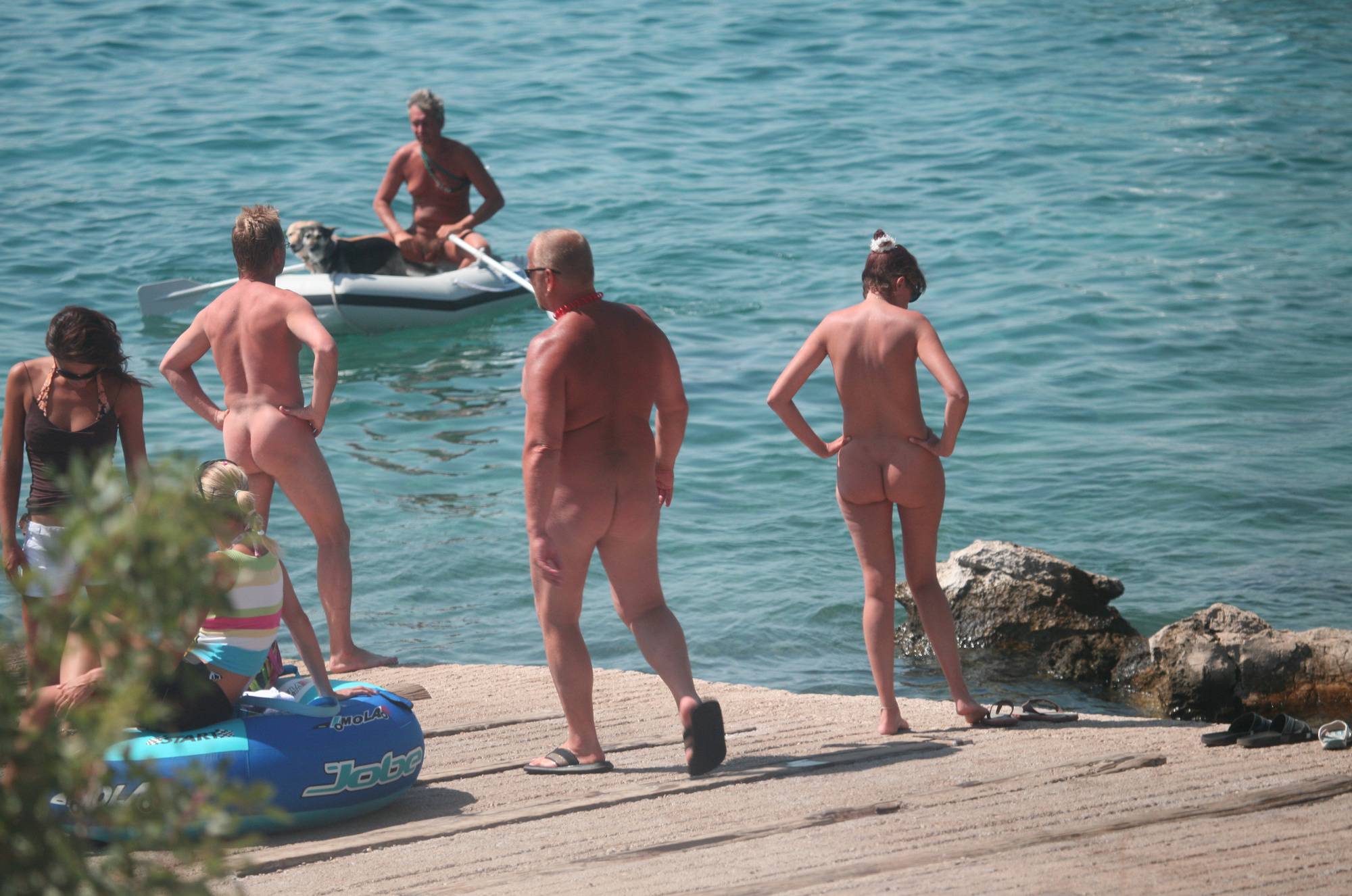 Nudist Pictures Bares FKK Water Boating - 2